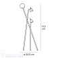 TRIPOD  Fontana Arte  торшер F439825150NENE латунь