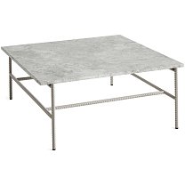 Rebar Coffee Table 80×84 см, каркас Fossil grey / серый мрамор