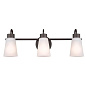 Erma 20.5" 3 Light Vanity Light Olde Bronze настенный светильник 55126OZ Kichler — фото 3