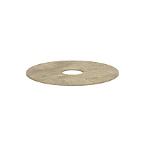 LUNIZ FOOT CERAMIC DISK Ø70CM TERRA SABBIA