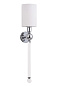 Бра Crystal Lux MIRABELLA AP1 CHROME/WHITE — фото 2
