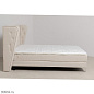 86091 Кровать с пружинным матрасом Benito Moon Cream 180x200см Kare Design