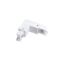 White right “L” connector without frame