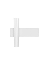 Sandy White Aluminium LED 6Watt 220-240Volt 326Lm IP20 3000K Light Up & Down L:15 W:5.5 H:15 cm