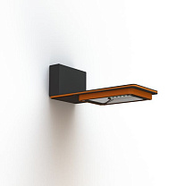 Hector N° 1; Toughened clear glass Built-in LED 3000°K warm white SYM 26W; Pure orange
