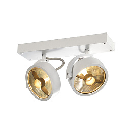 147311 SLV KALU DOUBLE QPAR111 CW white IP20 настенно потолочный светильник