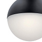 Moonlit LED 3000K 7.75" Pendant Matte Black with White Glass подвесной светильник 83854MBKWH Kichler — фото 2