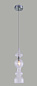 2072/201 IRIS Crystal lux Светильник подвесной 1х60W Е14 Хром