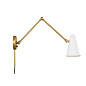 Sylvia 1 Light Wall Sconce Natural Brass настенный светильник 52485NBRB Kichler