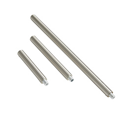 PIPE-181 Arteriors Brushed набор из трёх трубок из никеля с полированной отделкой