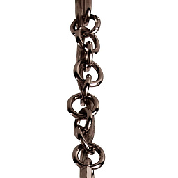 CHN-961 Arteriors 3inch цепь в коричнево-никелевом оттенке с матовым блеском