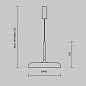 Gerhard Maytoni подвесной светильник MOD189PL-L18GR3K1 серый