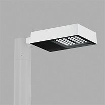 Platea Pro Pole-mounted system - Large body optical assembly - Warm White - ST1.2 street optic. 86.5W 10440lm - 3000K - DALI