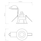 1249002 Minima Round Fixed Astro lighting встраиваемый светильник матовый белый — фото 2