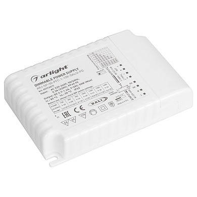 025124(1) Arlight LED драйвер ARJ-SP-50-PFC-1-10V-DALI2-PD (50W, 700-1400mA)