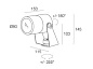 Iride 3 p ip68 Светодиодный регулируемый металлический уличный прожектор DGA