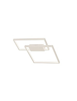 Triac Dimmable Sandy White Steel Aluminium & Acrylic LED 30 Watt 220-240 Volt 2030Lm 3000K IP20 L: 45 W:45 H: 4 cm