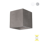 Wall lamp grey cube CERAMIC