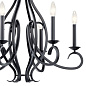 Ania 6 Light Chandelier Black люстра 52240BK Kichler — фото 2