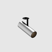 holon 60 directional recessed mounted, deep recessed louvre, brushed silver