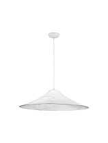 Natural Mulberry Silk & White Metal Base LED E27 1x12Watt 100-240Volt IP20 Bulb Excluded D:90 H:180 cm