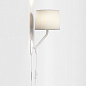 Настенный светильник Astro Lighting Arbor Plug-In матовый черный / матовый золотой / черная ткань — фото 3