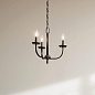 Kennewick 3 Light Chandelier Black люстра 52384BK Kichler — фото 2