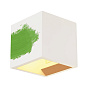 148018 SLV PLASTRA CUBE QT14 WL white настенный кубический светильник — фото 9