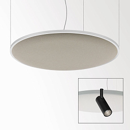 SOLI - SHHH PLUS 120/4 LIGHT GREY DIM5 W Delta Light SOLISCAPE подвесной светильник бежевого цвета