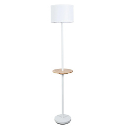 A4056PN-1WH Arte Lamp COMBO торшер с подсветкой и белым абажуром