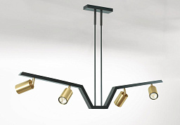 ALBATROS Davidts lighting Albatros потолочный светильник с четырьмя поворотными прожекторами на штанге