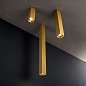 Потолочный светильник Look PL1 SQUARE D60 H750 Ideal Lux 353852, латунь — фото 1