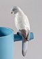 Ароматическая свеча с фарфоровым попугаем Parrot's Scented Treasure Lladro, голубая 01040193 — фото 3