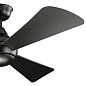 54" Sola Fan Satin Black люстра-вентилятор 330152SBK Kichler — фото 4