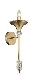 MIRACLE AP1 BRONZE Crystal Lux MIRACLE настенный светильник-бра с бронзовым корпусом и открытым источником света