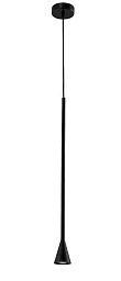 ENERO SP1 BLACK Crystal Lux ENERO подвесной светильник с узким конусным корпусом в чёрном цвете