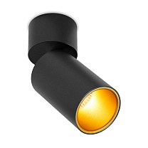 Потолочные светодиодные светильники Led technology SPY N 13.30 W черный + золотой
