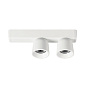 8748 Linea Light Minion S2 AP PL LED потолочный светильник с 2 регулируемыми спотами белый — фото 1