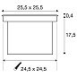 229383 SLV DASAR® 255 SST 3000K square IP67 уличный светильник — фото 3