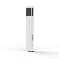 Brick² N° 4; Black PMMA E27 23W Plug; Pure white