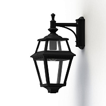 Place des Vosges 2 N° 5; Clear glass E27 105W; Dark black