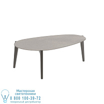 СТОЛИК ДЛЯ ЧАЯ 100X60CM БРОНЗО-КЕРАМИЧЕСКИЙ CEMENTO LUMINOSO Royal Botania