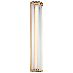 CHD2927AB-CG Visual Comfort Kean настенное бра с удлинённым стеклянным модулем и латунным корпусом