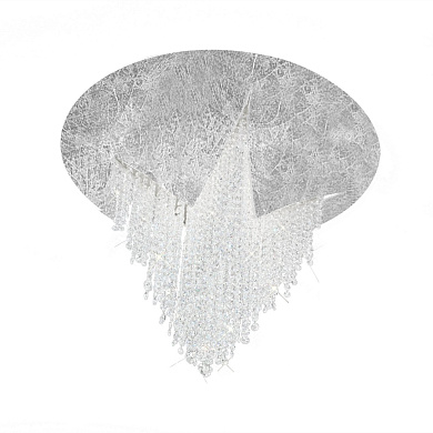 Kolarz Fonte di luce 5315.10153.940 потолочный светильник сусальное серебро ø55cm высота 43cm 1 лампа cветодиодная лампа с регулировкой яркости