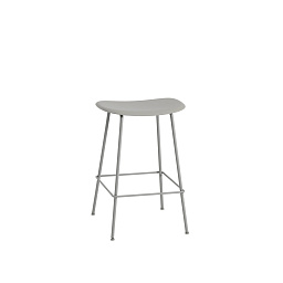 FICOUTUN03031 Muuto Fiber барный стул черный антрацитовый