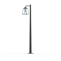 Lampiok 2 N° 4; Frosted glass E27 52W; Blue