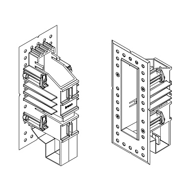 Монтажная рамка под штукатурку Kreon Side In-Line 20 x 100 KR775120