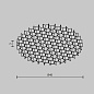 HoneyComb-D45 Maytoni Artisan Комплектующие для светильника 10W Черный — фото 5