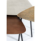 79437 Журнальный столик Loft Triangle Vintage (3 шт.) Kare Design