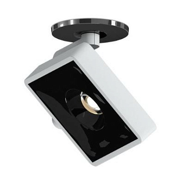 SP01-3 Grau Studio SPOT IN SATIN/BLACK 3500 K Полувстраиваемый спот черный